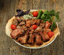 Ассорти шашлыка из свинины