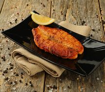 Стейк из семги на мангале