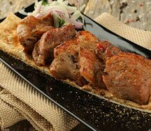 Шашлык из cвинoй мякоти