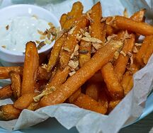 Батат во фритюре