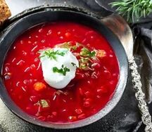 Борщ Донской с курицей (без свёклы)