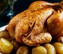 Курица запечённая с картошкой