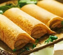 Блинчики с мясом