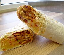 Шаурма с картошкой фри