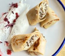 Блины с мясом