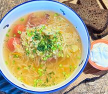 Щи из квашеной капусты