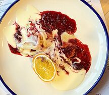 Блины со сливочной начинкой