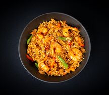 Рис Тяхан с креветками острый