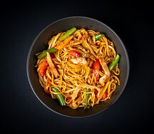Удон с курицей острый