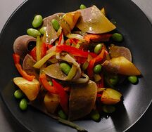 Салат с языком