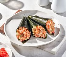 Самоса с лососем