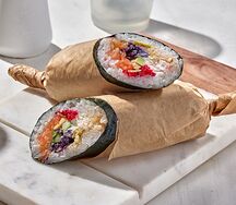 Буррито с лососем