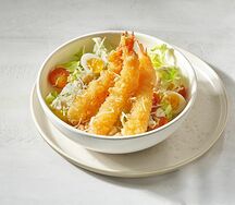 Салат Цезарь с креветками