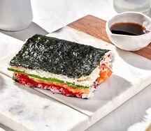 Сендвич с лососем