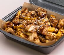 Фри с куриными кусочками