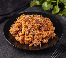 Курица с рисом в азиатском стиле