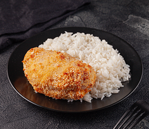 Кордон блю с рисом