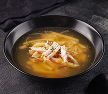 Куриный суп с домашней лапшой