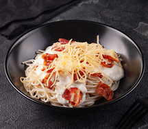 Спагетти карбонара со сливками