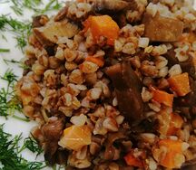 Гречка с грибами