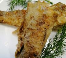 Минтай жареный