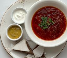 Борщ с говядиной