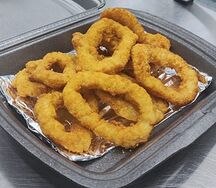 Кольца кальмара в кляре