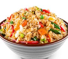 Японский плов с куриным филе