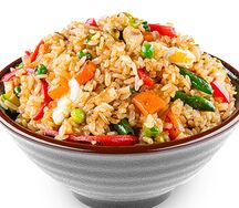 Японский плов с мидиями и кукурузой