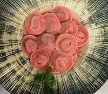 Пельмени из говядины под маслом Бер - нуазет