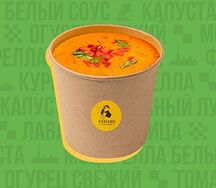 Суп-крем Томатный с копченой курицей