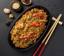 Рис с курицей