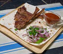 Шашлык из каре ягненка