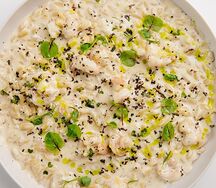 Орзо с креветками