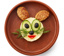 Картофельное пюре с куриными котлетками