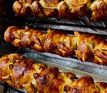 Курица гриль с овощами