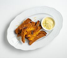 Гренки с сыром и чесноком