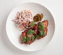 Куриные крылышки с соусом свит чили