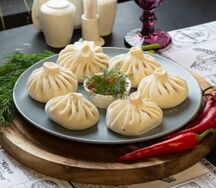 Хинкали с бараниной