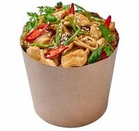 Острая лапша с курицей