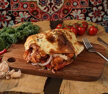 Донер с курицей в турецкой пите