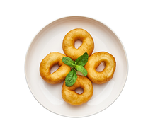 Маленькая порция пончиков без пудры