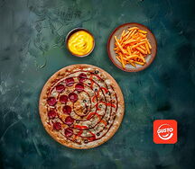 Джони и фри и соус