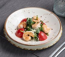 Салат с креветками