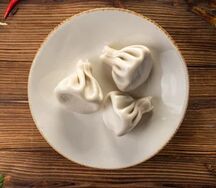 Хинкали с говядиной и свининой