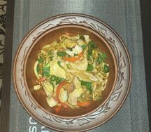 Чикен Чаумин (Лапша Хакка с курицей)