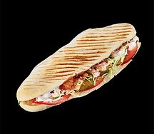 Шаурма в багете из курицы