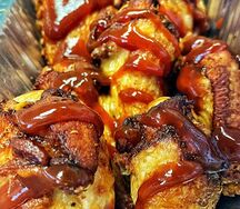 16 куриных крылышек барбекю с соусом