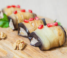 Баклажаны с орехами