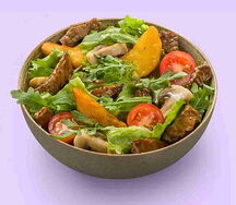 Салат с говядиной и картофелем